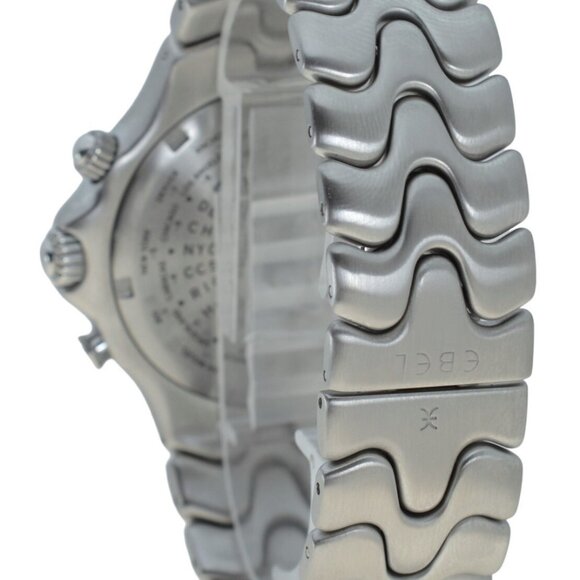Men's 40mm Ebel Sport Wace World Timer GMT SS Automatic Wacth! Ref: E9122641! - Picture 3 of 8